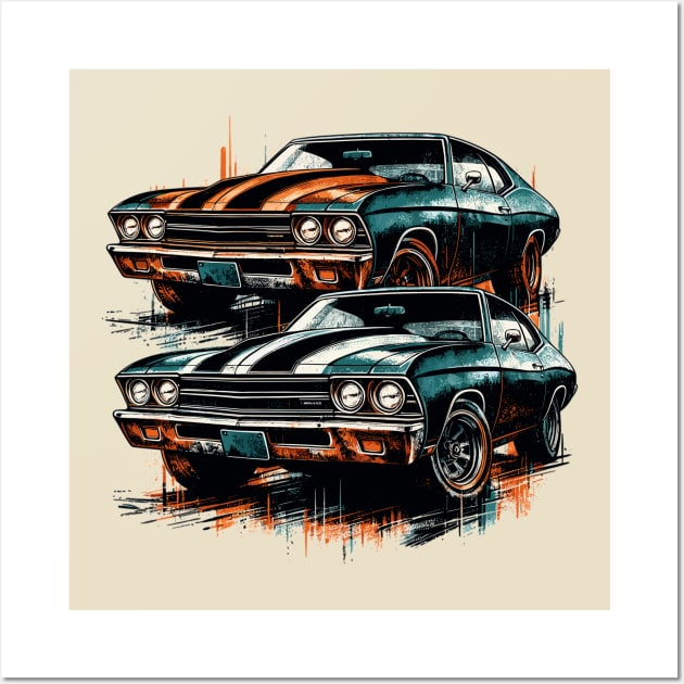 Chevrolet Chevelle Wall Art by Vehicles-Art